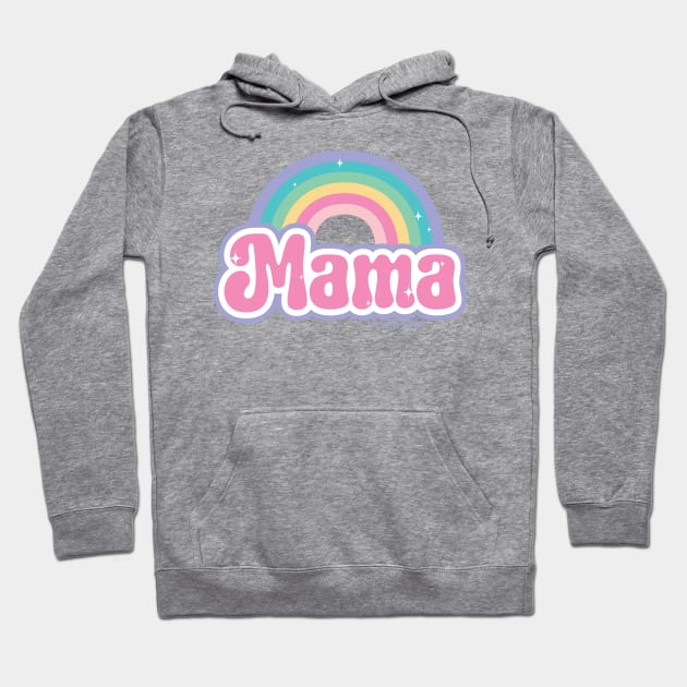 Mama 90s Pop Rainbow © GraphicLoveShop Hoodie by GraphicLoveShop